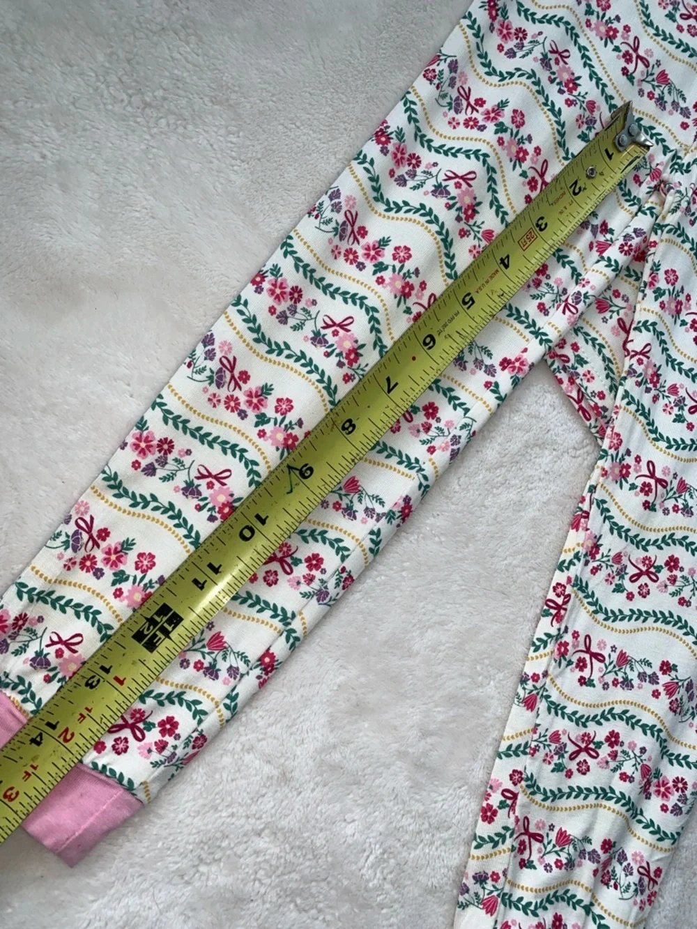 NWT Milkberry Pink & Green Floral Pajama Set 4T Bamboo Loungewear